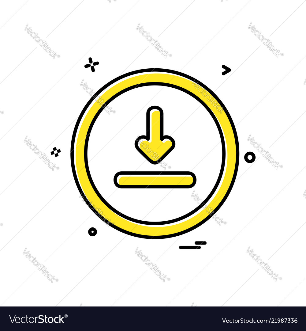 User interface button icon design vector image User interface button icon design