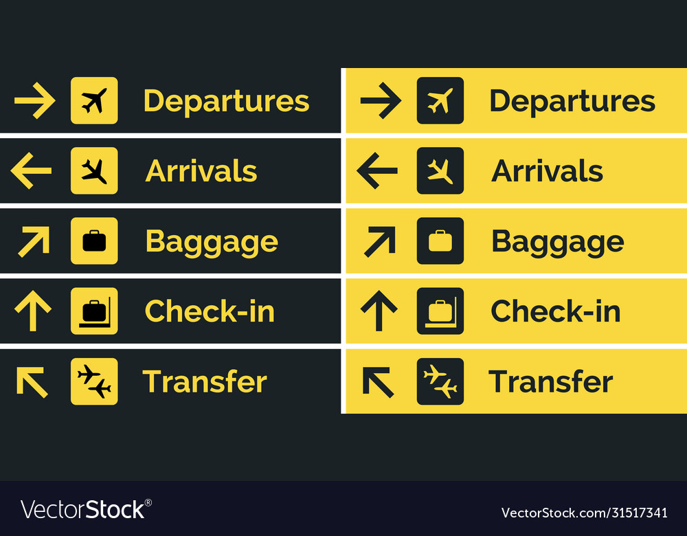 Departure Sign