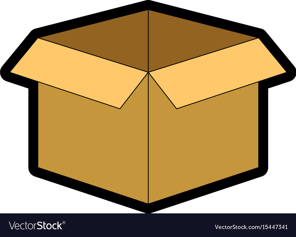 Carton box icon Royalty Free Vector Image - VectorStock