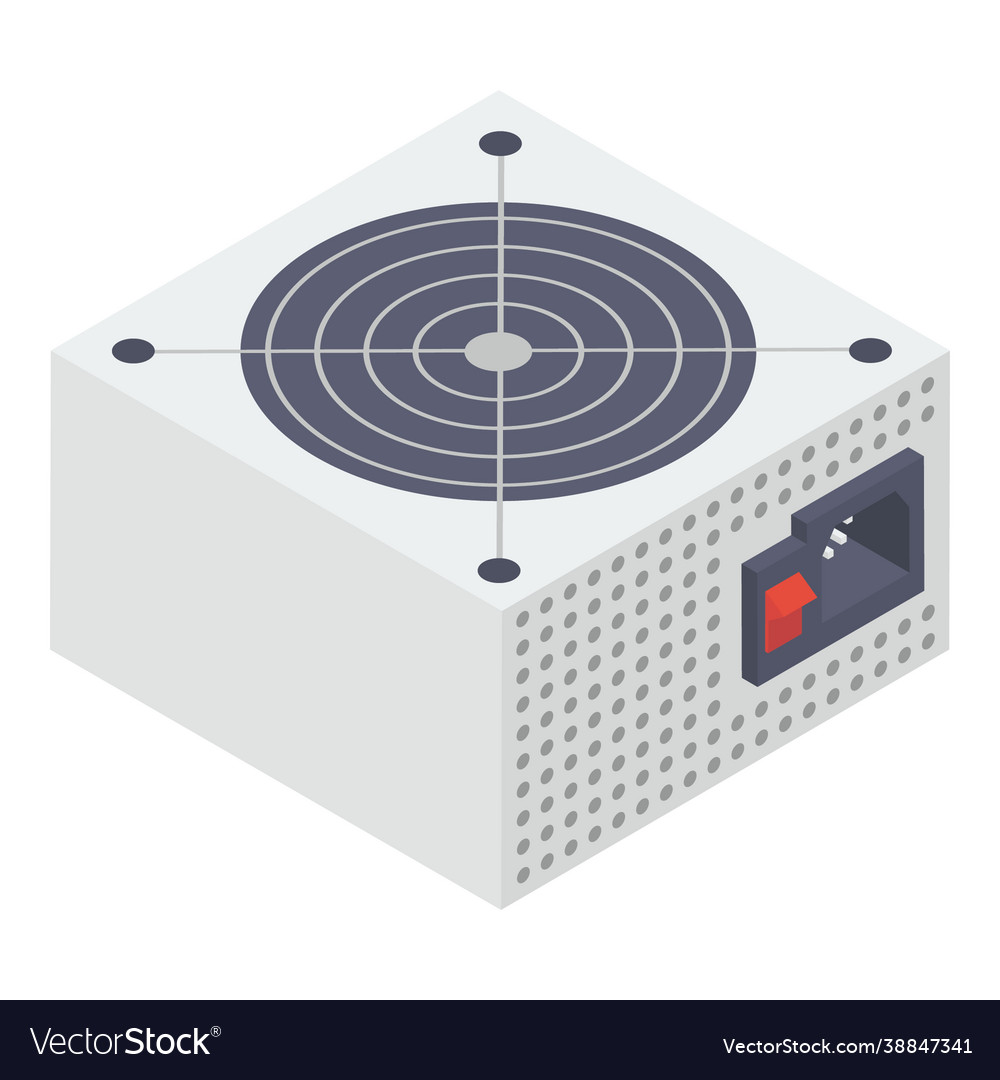 Isometric Computer Components