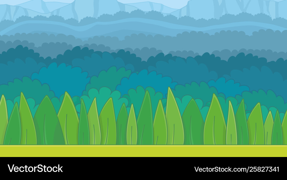 Nature landscape background Royalty Free Vector Image