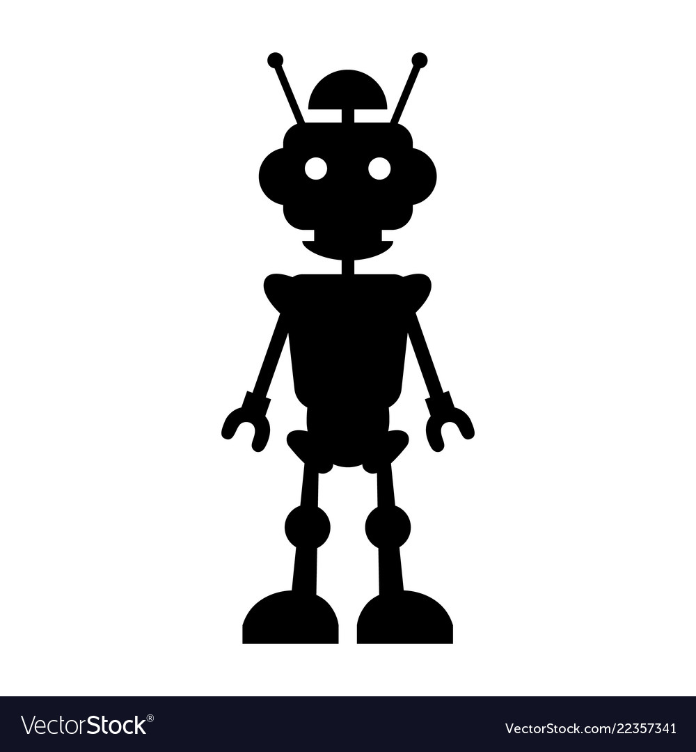 Robot icon concept for design vector image Robot icon concept for design