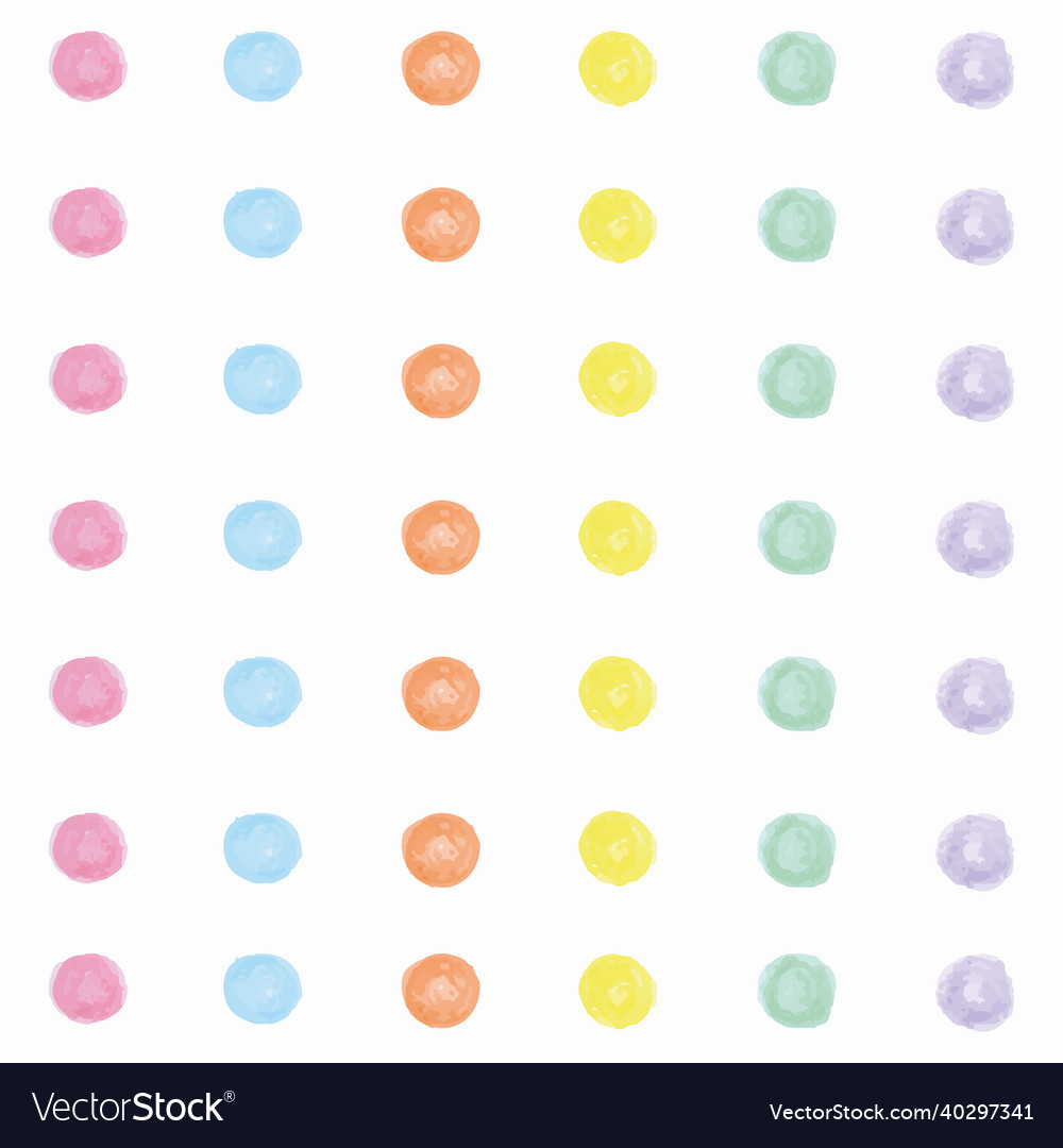 Seamless pattern or texture with colorful polka Vector Image Seamless pattern or texture with colorful polka