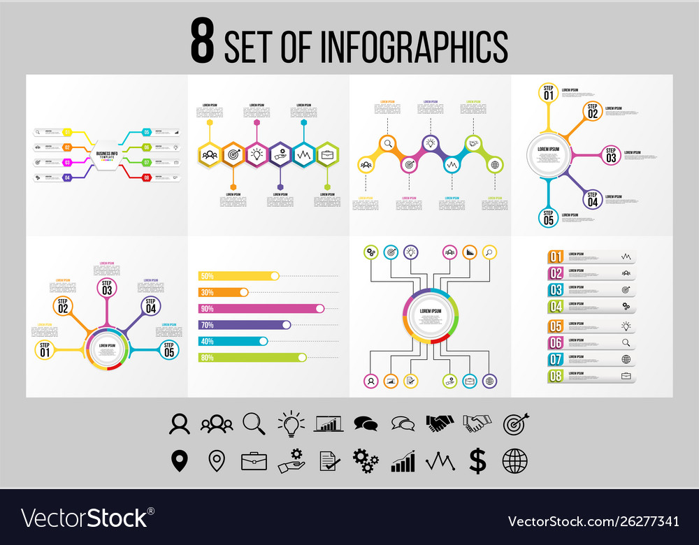 Designvorlage für Infografikelemente vector image Designvorlage für Infografikelemente