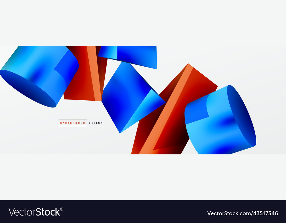 3d abstract background shapes triangle Vector Image 3d abstract background shapes triangle