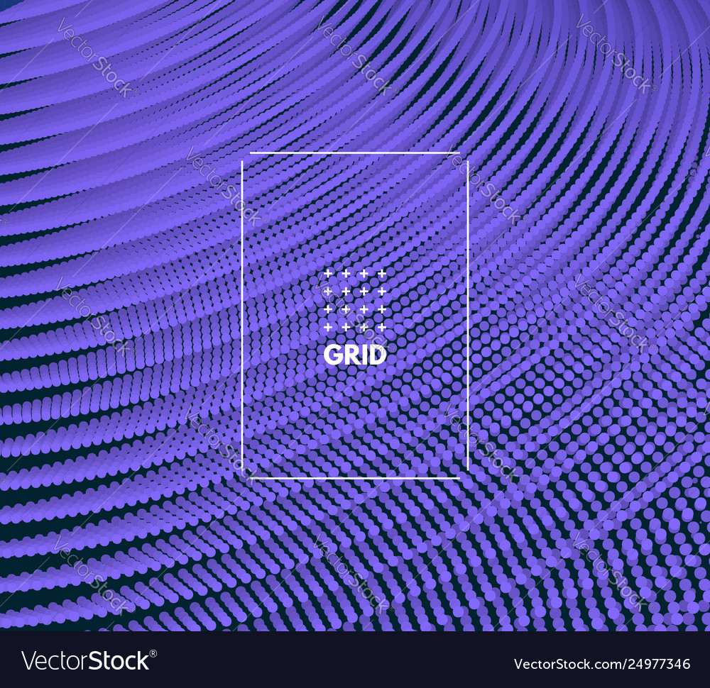 Abstract background technology style 3d network vector image Abstract background technology style 3d network