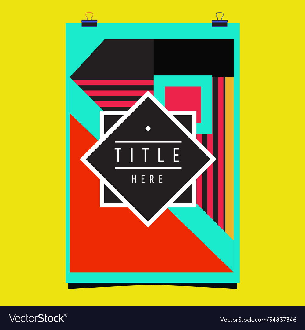 Abstract colorful geometric pattern background