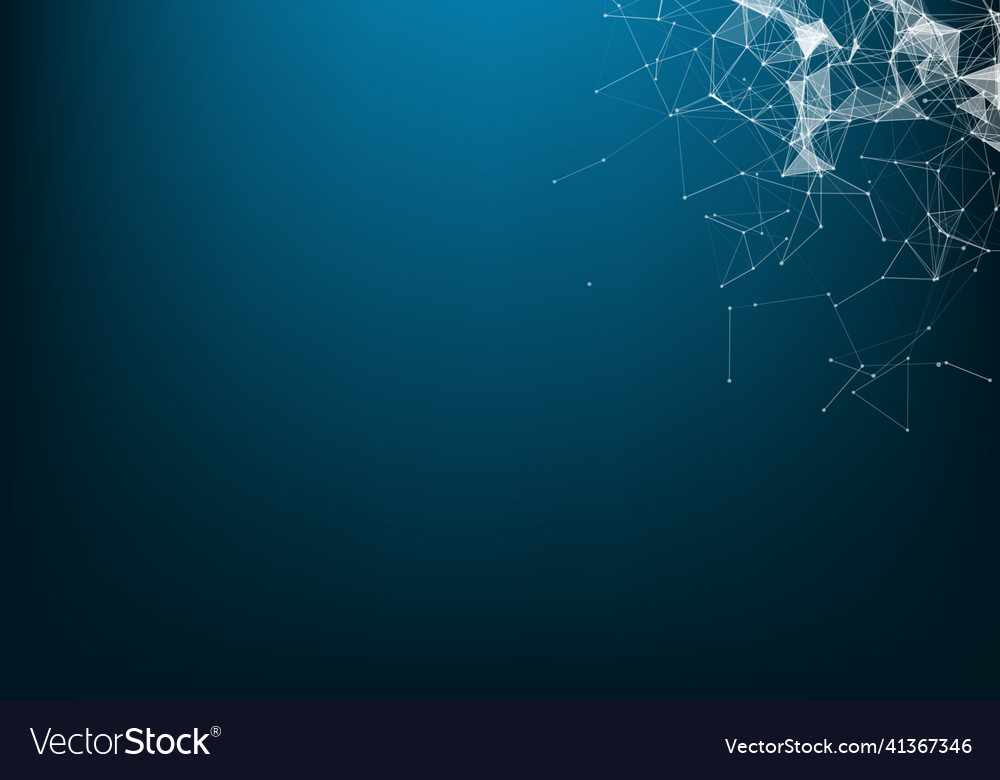 Abstract technology background science big data vector image Abstract technology background science big data