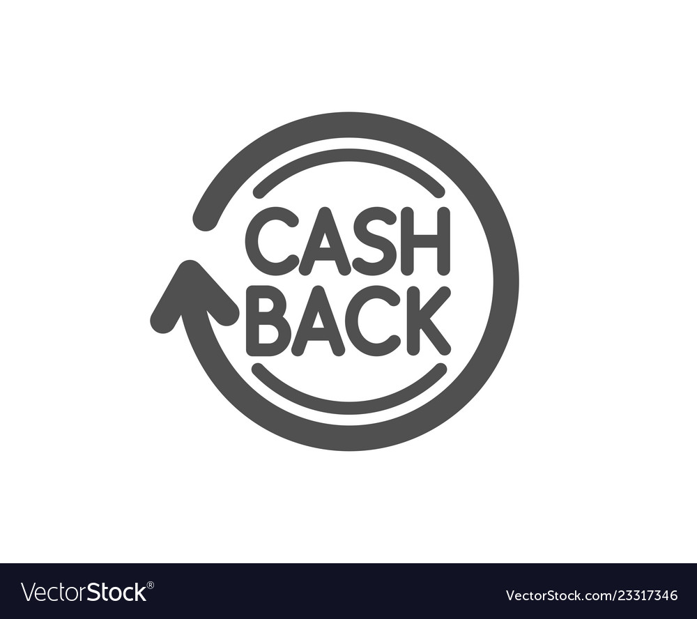 Cashback Service Icon Money Transfer Royalty Free Vector Cashback Service Icon Money Transfer Vector Image