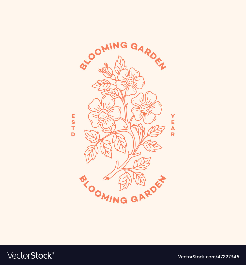 Floral composition Royalty Free Vector Image - VectorStock