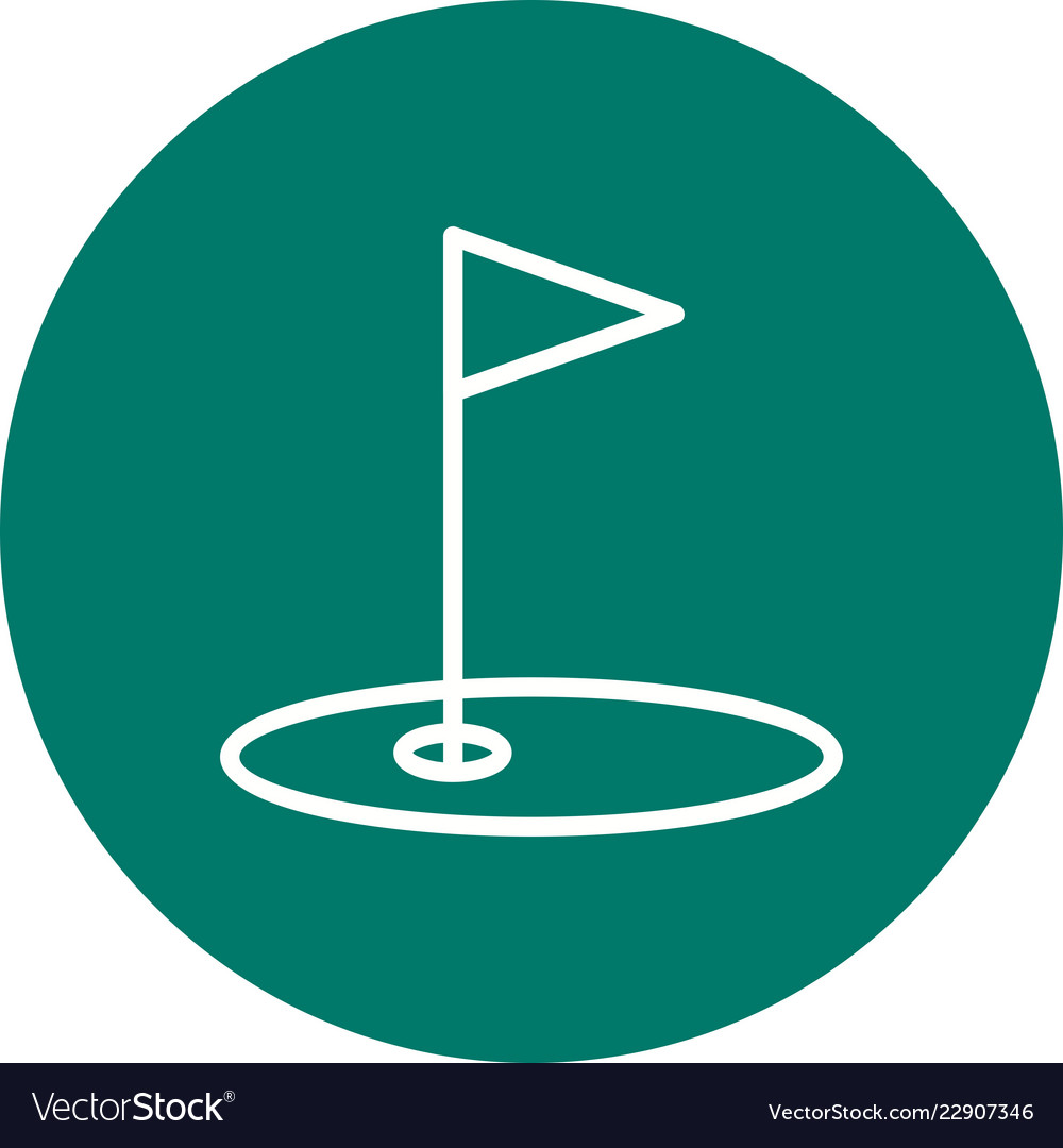 Golf icon Royalty Free Vector Image - VectorStock