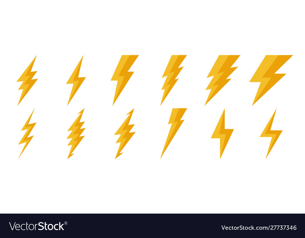 Lightning icons