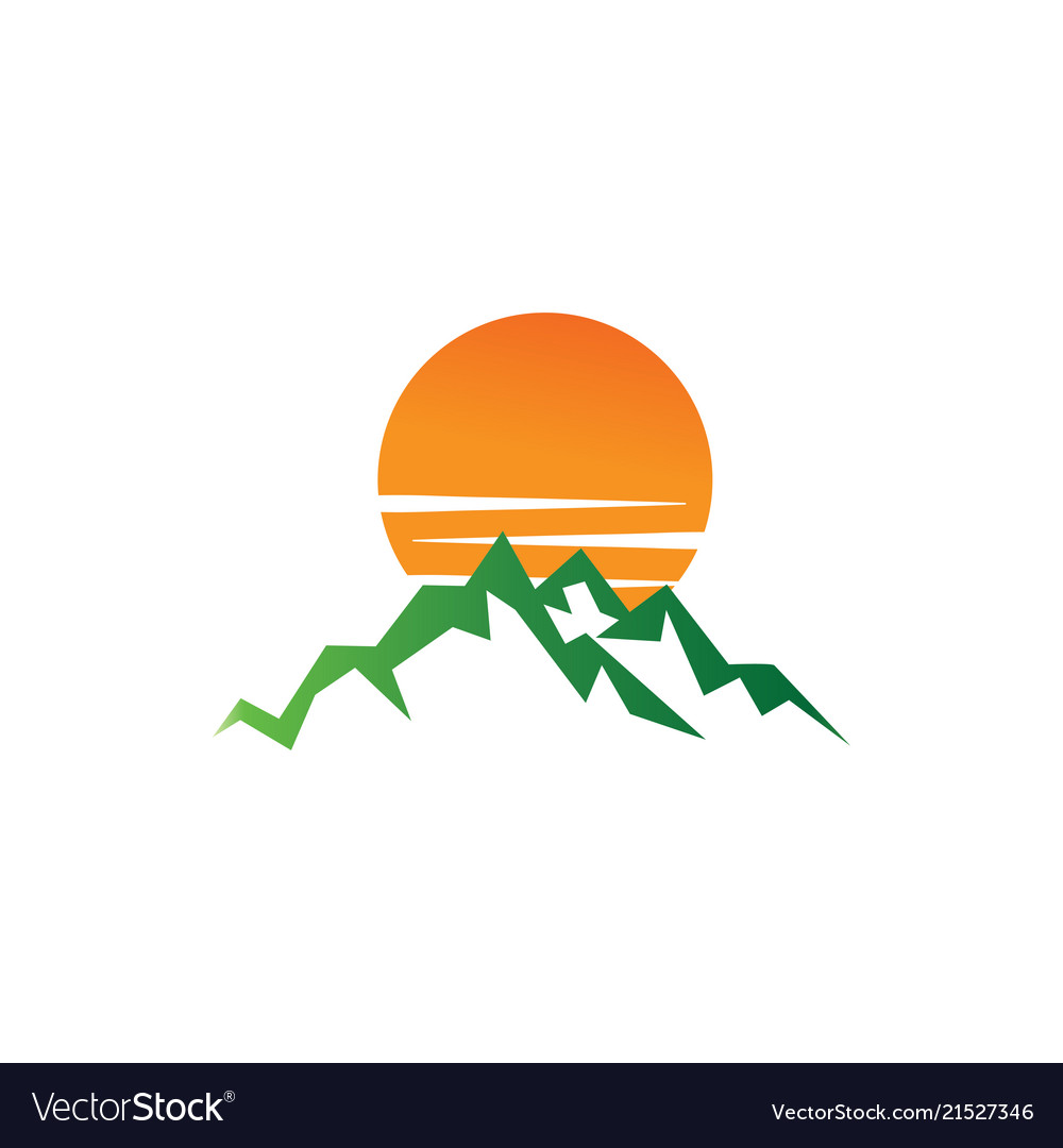 Designvorlage für das Design von Mountain Logo