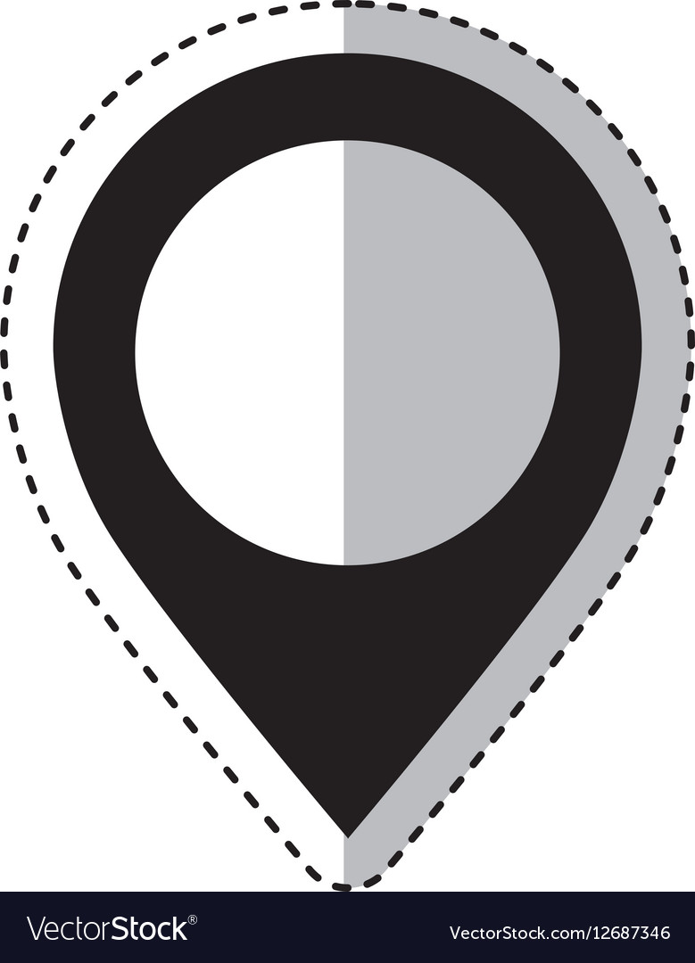 Pin pointer location icon