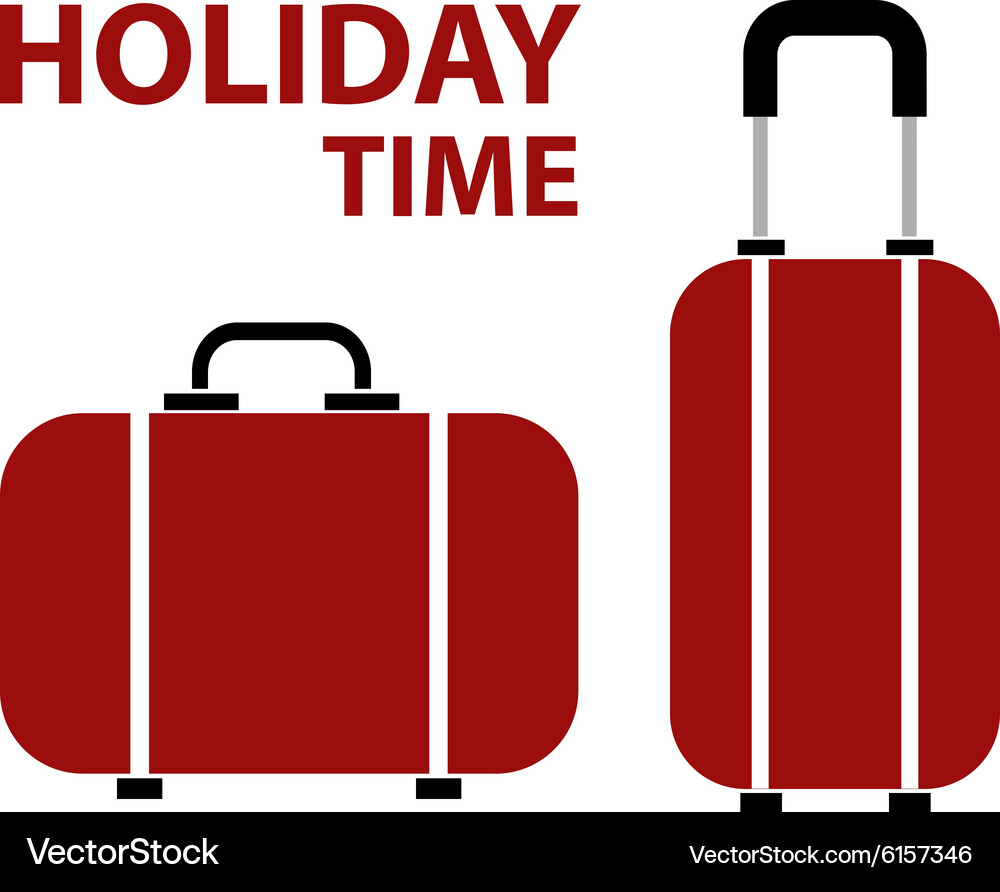 Suitcases Royalty Free Vector Image - VectorStock