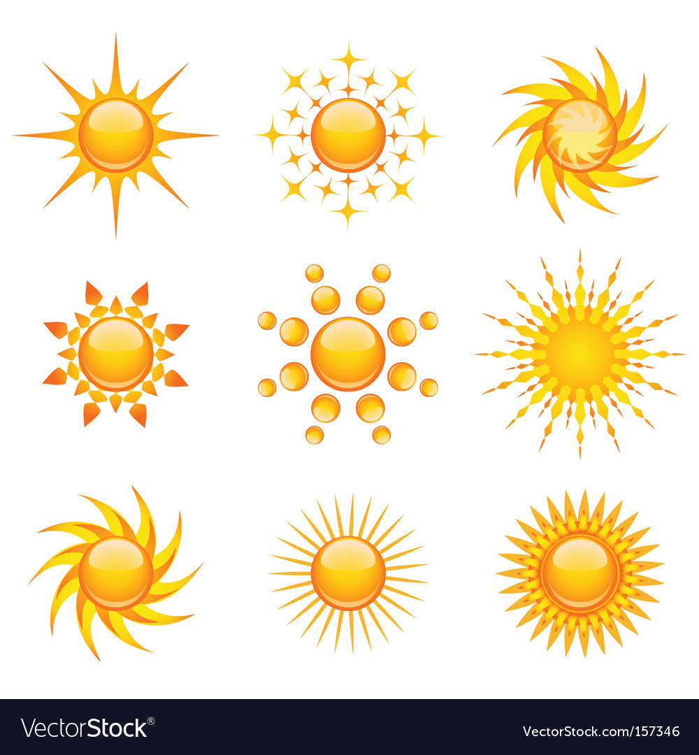 Sun Royalty Free Vector Image - VectorStock