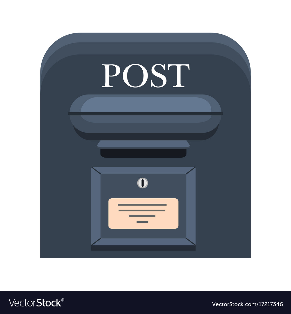 wall mounted metal mailbox