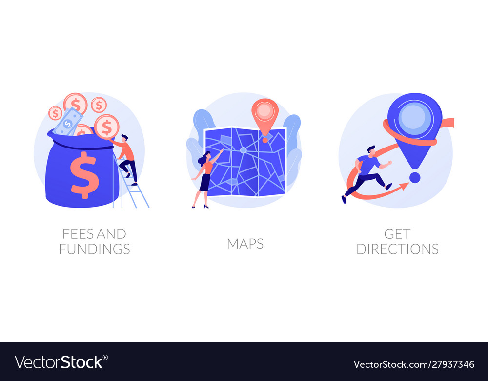 Website elements concept metaphors vector image Website elements concept metaphors