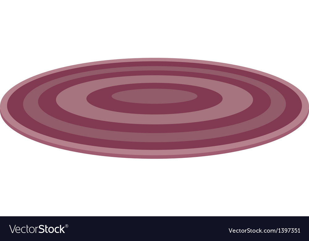 A rug on the floor Royalty Free Vector Image VectorStock