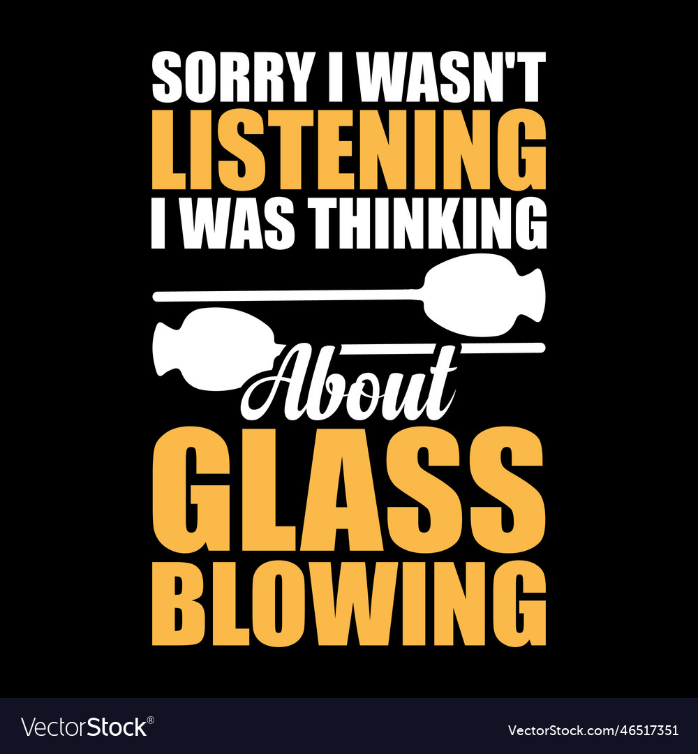 Glassblower Vintage Glasblowing T-Shirt Design