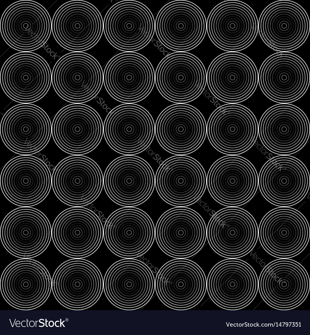 Seamless geometric pattern concentric circles