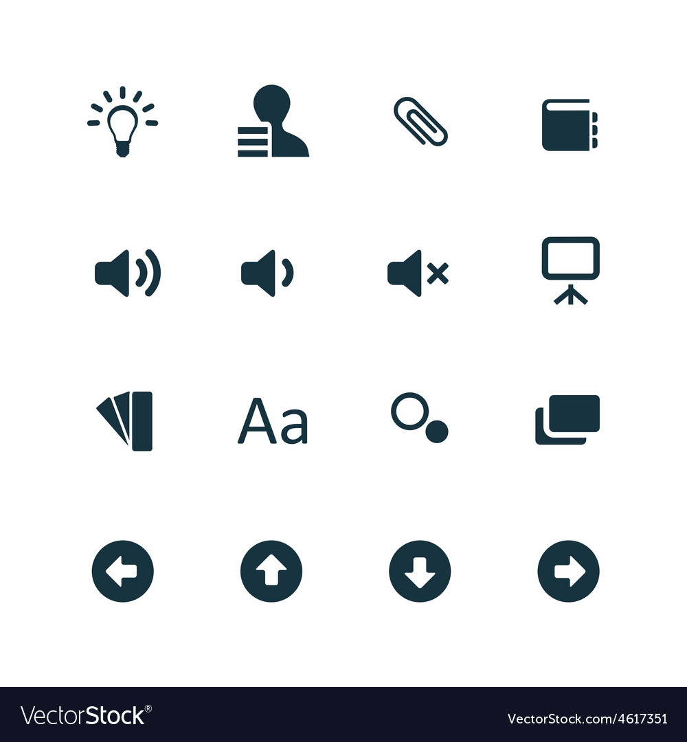 Set of app icons