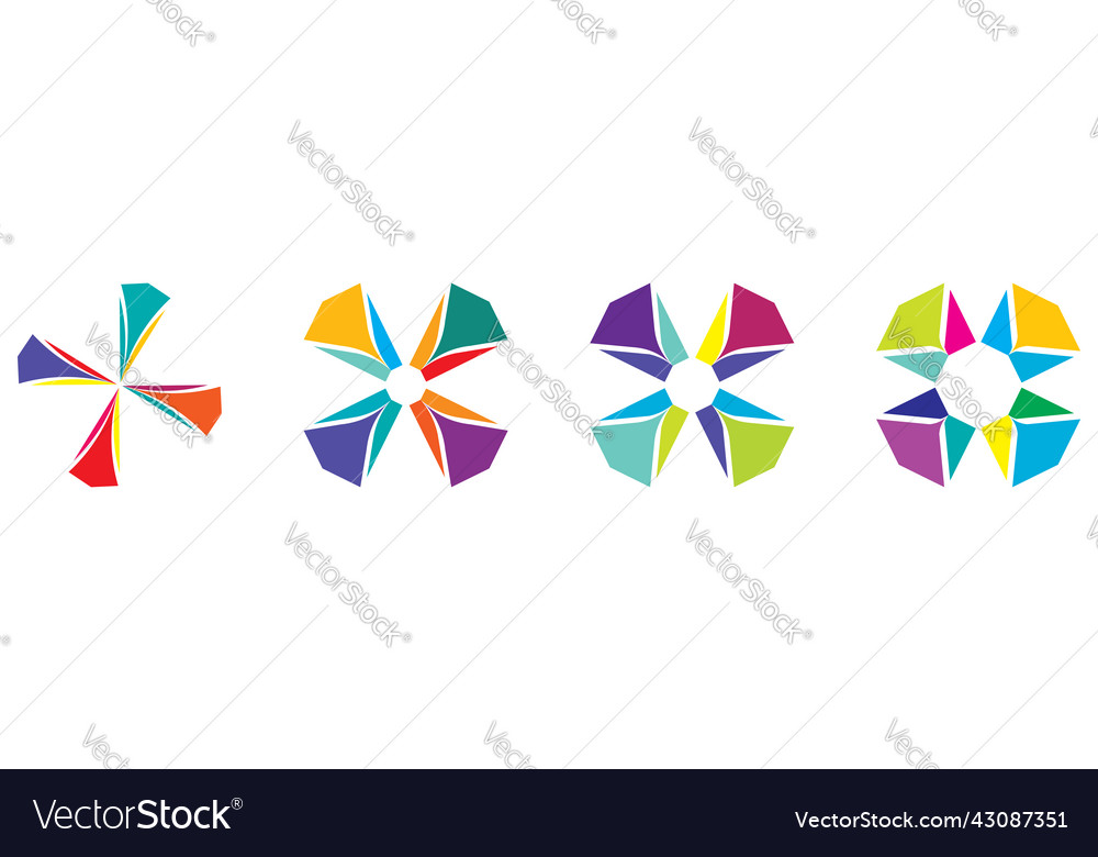 Simple motif mandala shape element circular round