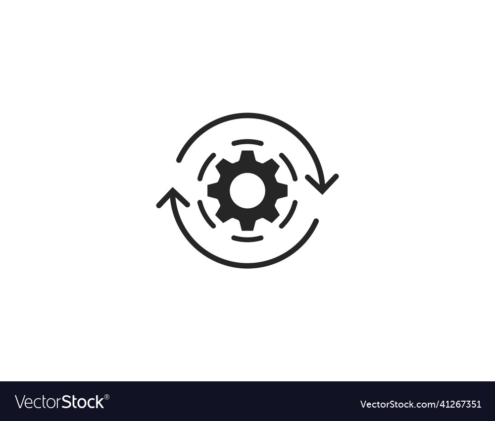 Workflow automation processing icon