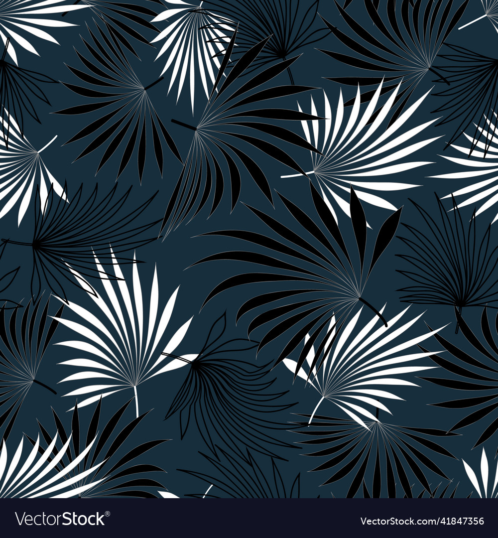 Abstract botanic seamless pattern