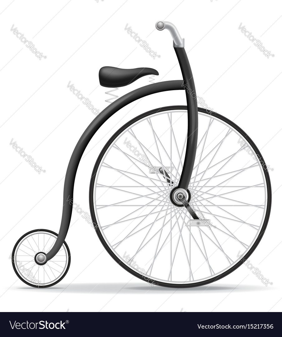 Fahrrad alte Retro Vintage-Ikone