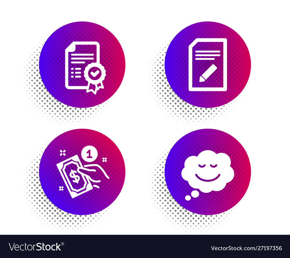 Edit document payment method and certificate