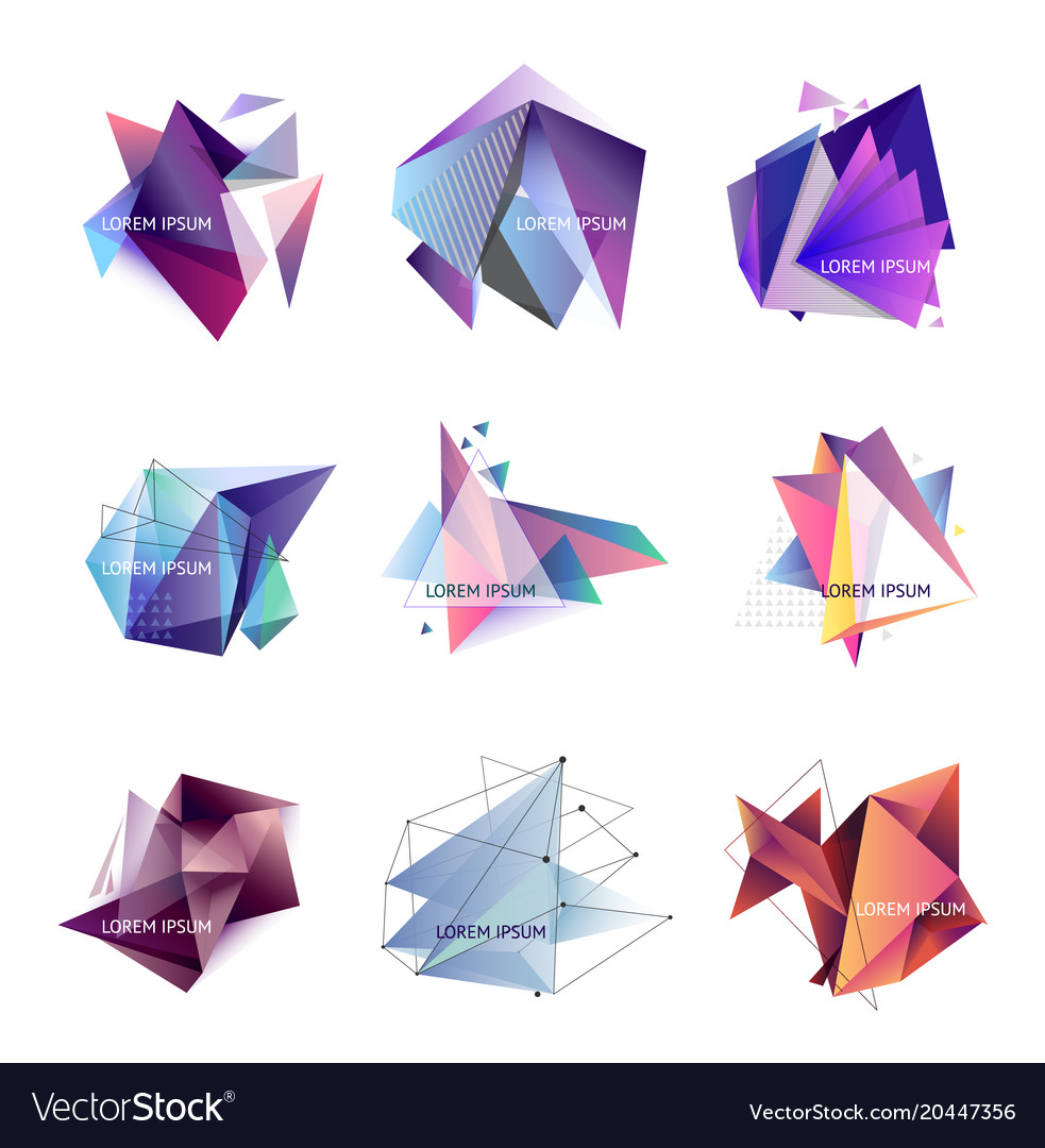 Set of abstract triangle