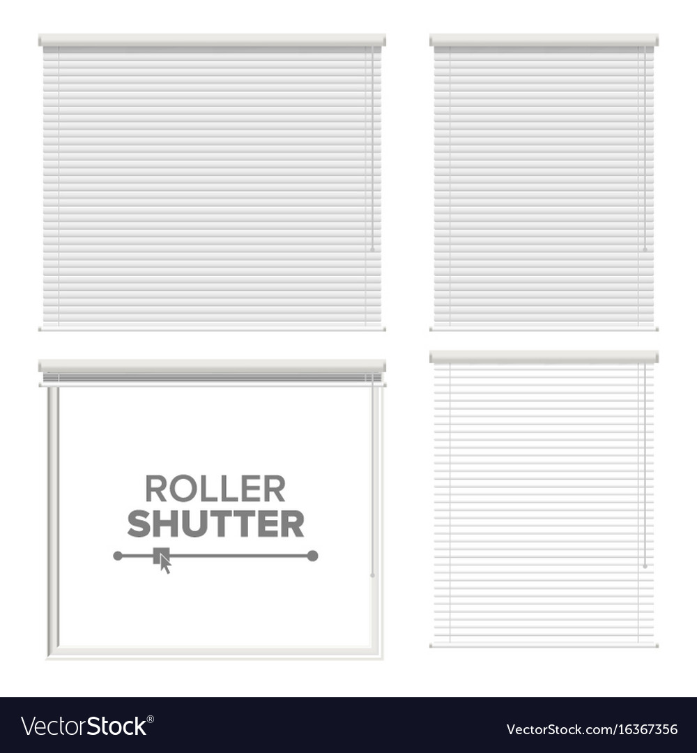 Window with rolling shutters opened