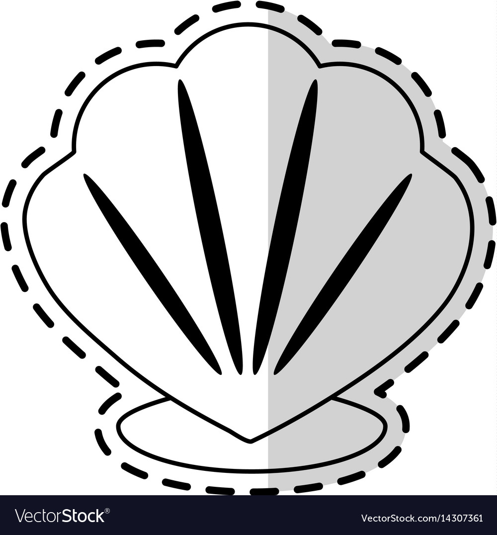 Conch or shell icon image