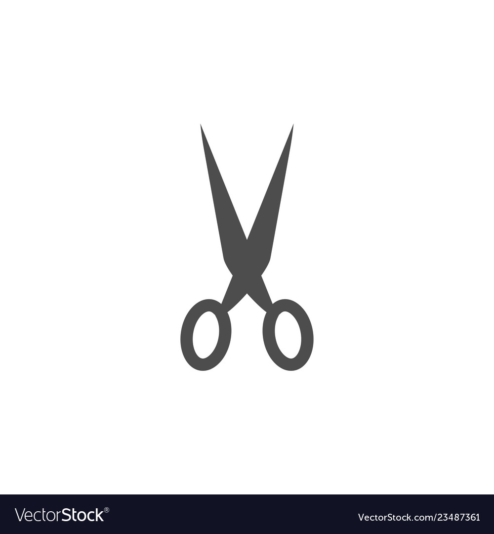 scissors icon graphic design