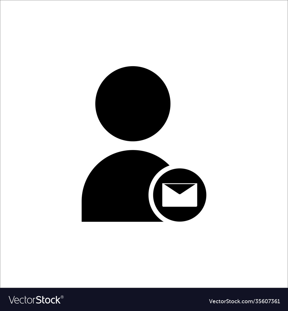User message icon admin symbols editable stroke