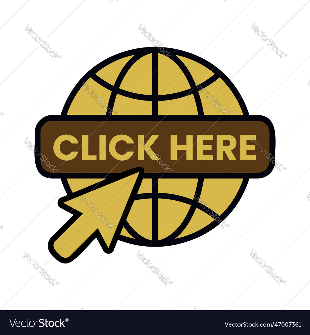 Www icon world wide web with mouse click