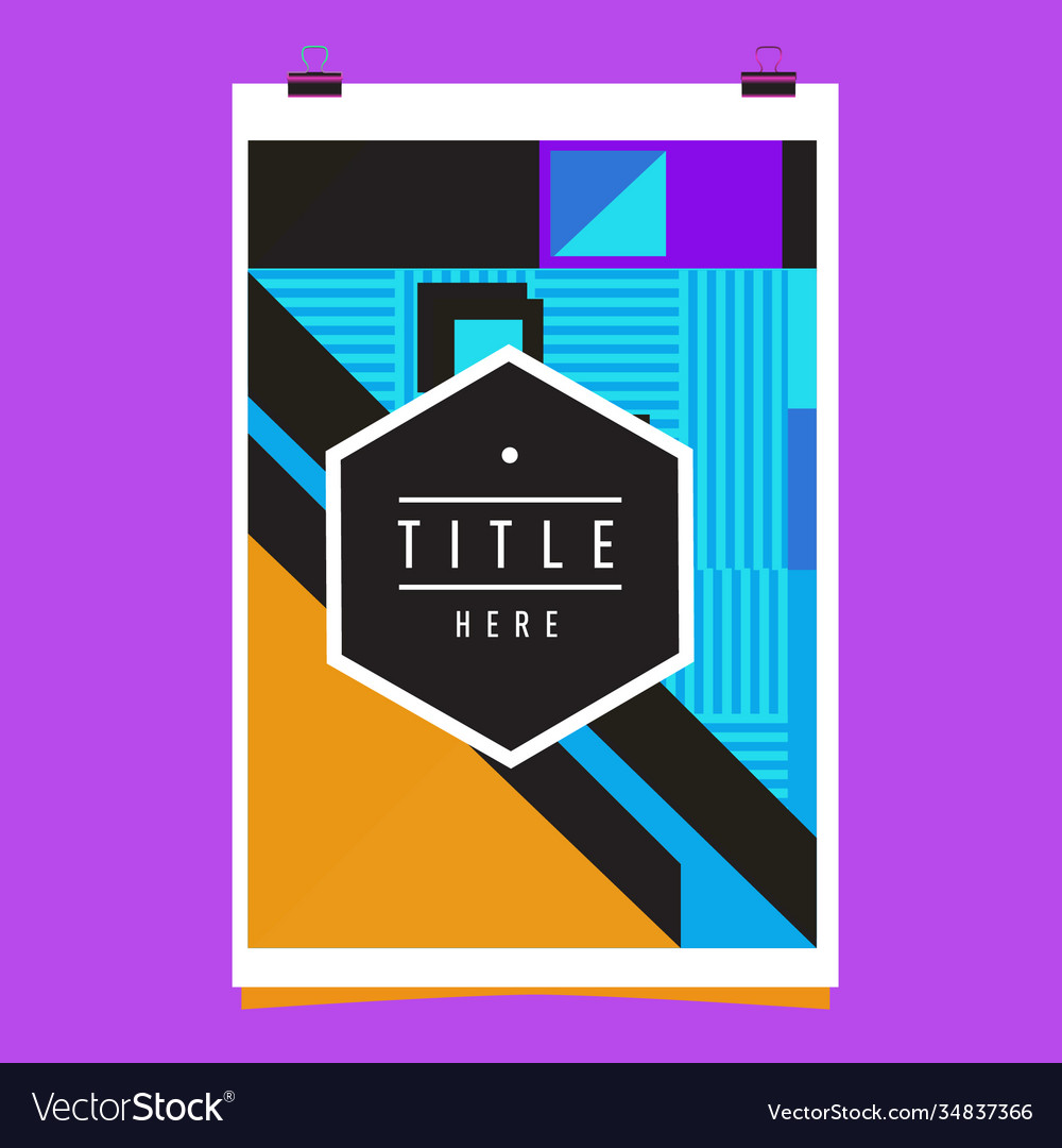 Abstract colorful geometric pattern background Vector Image Abstract colorful geometric pattern background