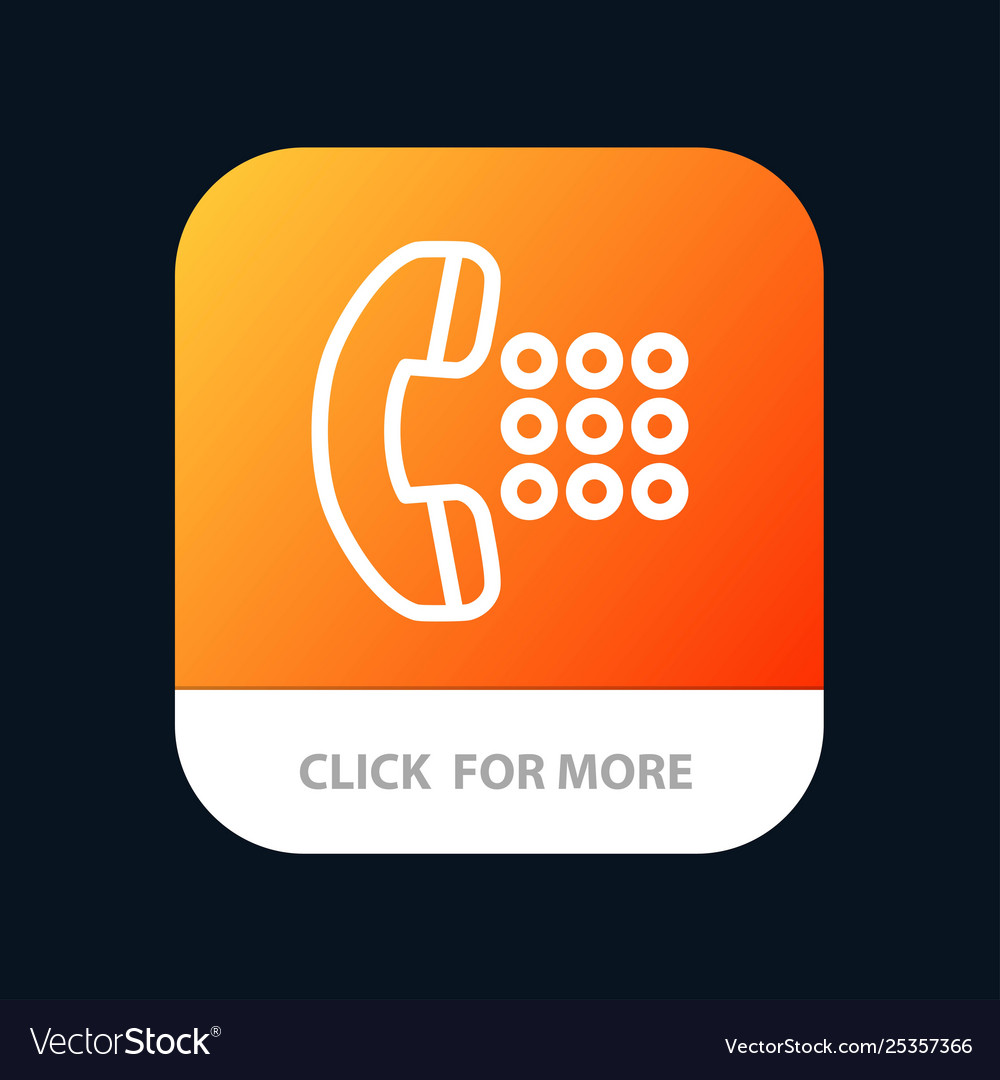 Apps Anruf Telefon Handy App-Taste android