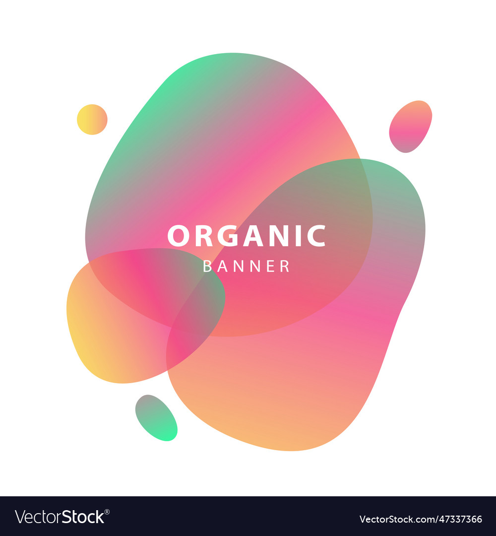 Blots with dynamic bright colors