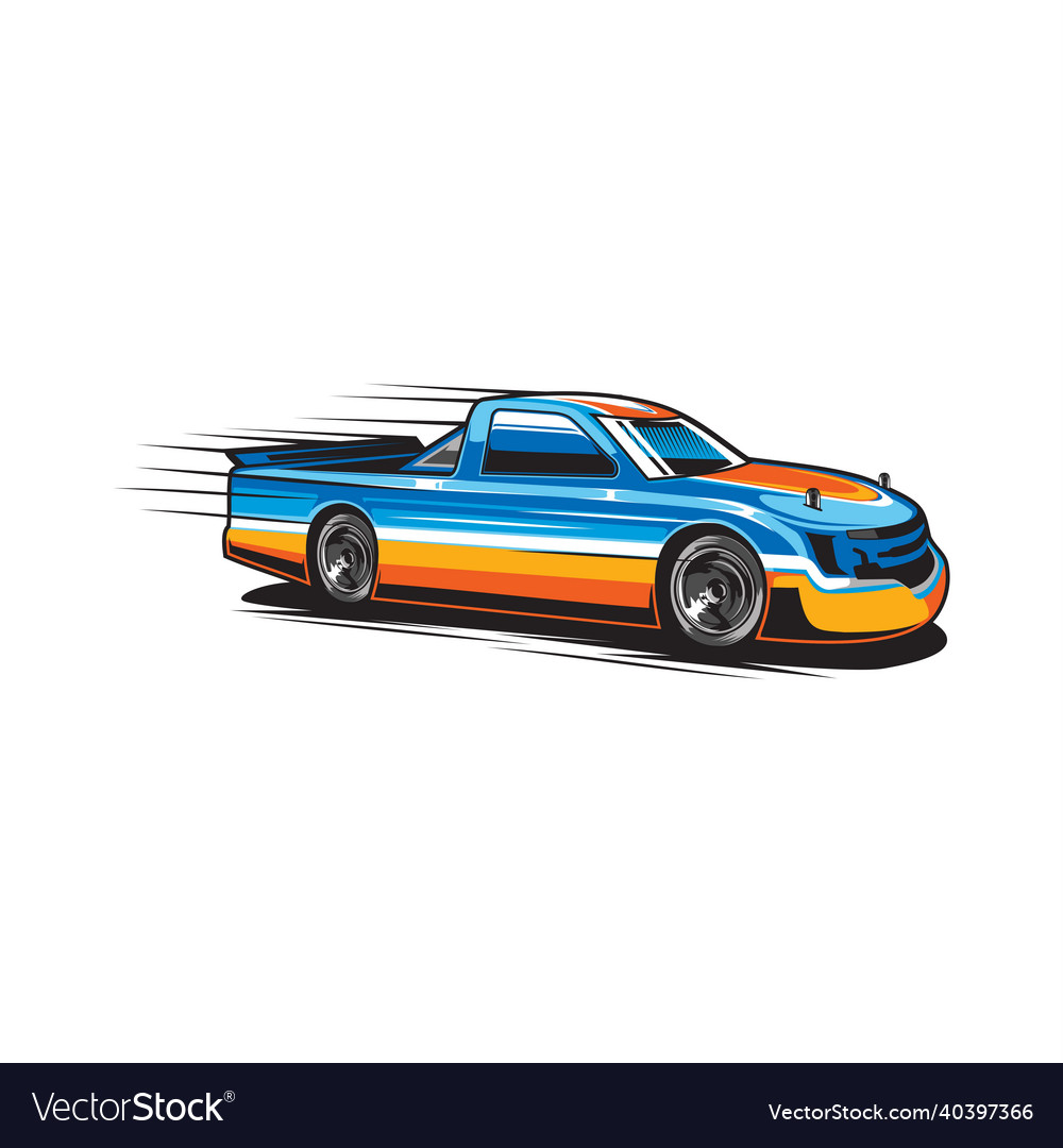 Pickup truck vector image Pickup truck