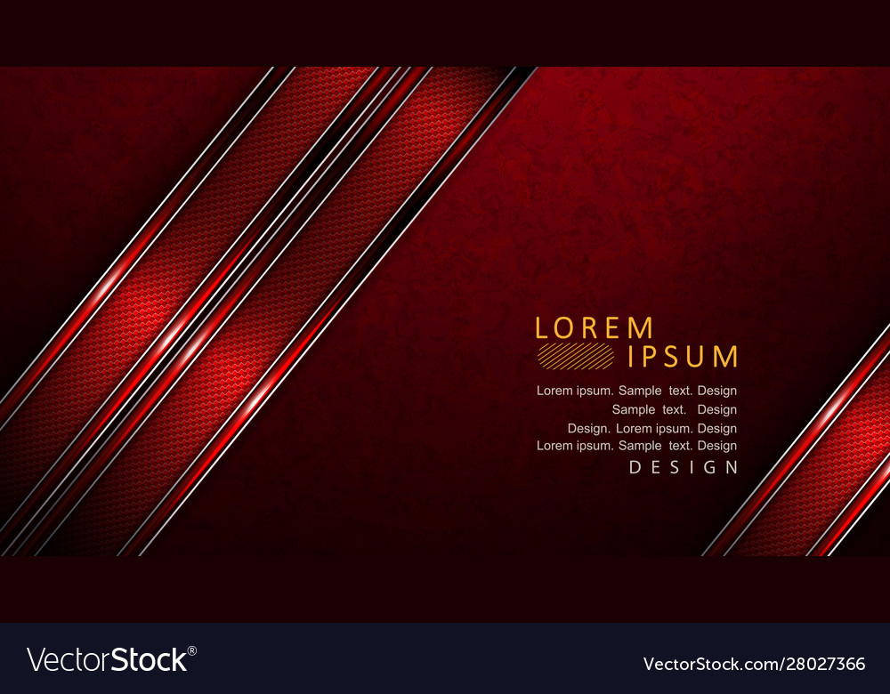 Textured dark design with red frames shiny vector image Textured dark design with red frames shiny