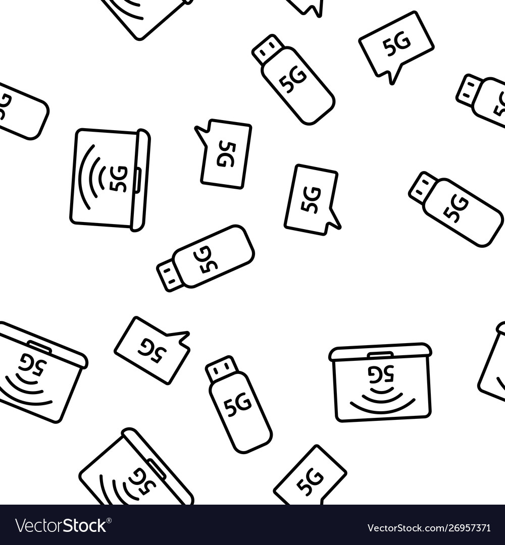 5g fast network connection to website vector image 5g fast network connection to website
