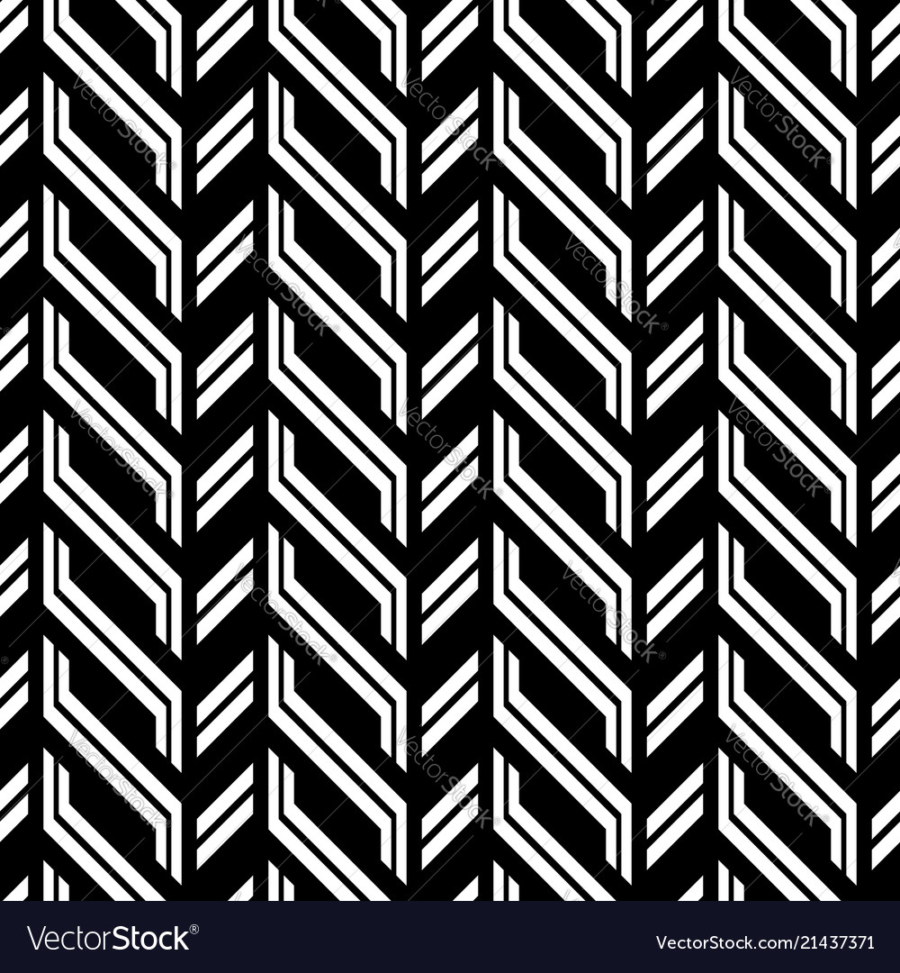 Design seamless monochrome zigzag pattern