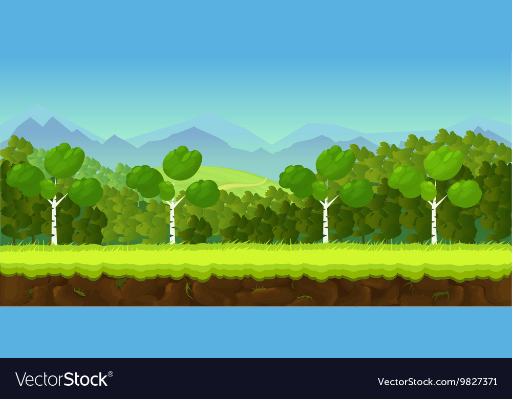 Game background 2d application design Royalty Free Vector