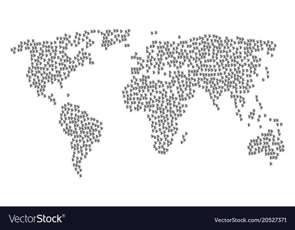 Global map pattern of antenna items