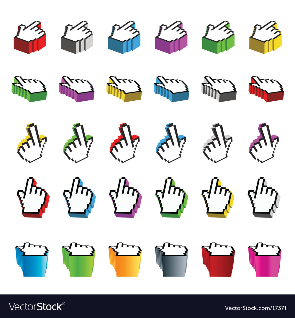 Hand Cursors - 3D Pointers
