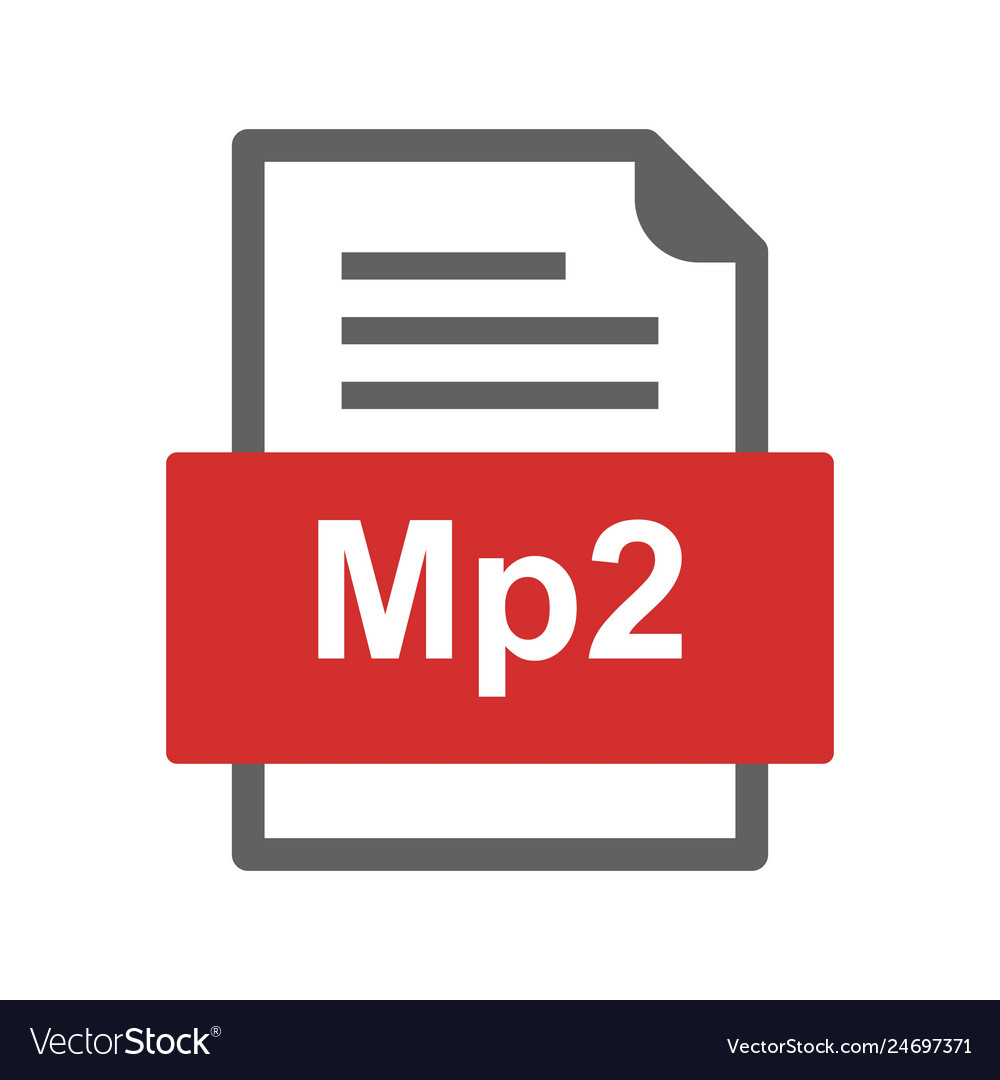 Mp2 file document icon