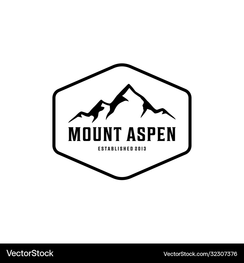 Abstract mountain Royalty Free Vector Image - VectorStock