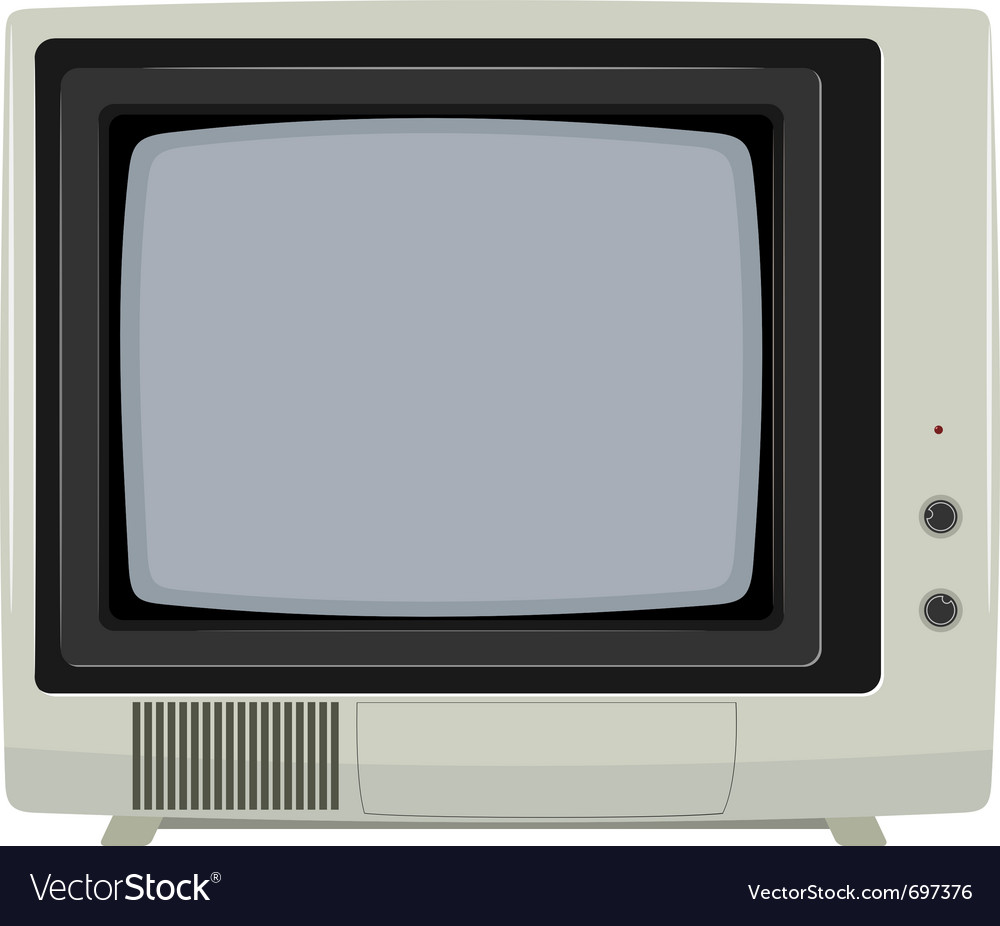 An old tv set